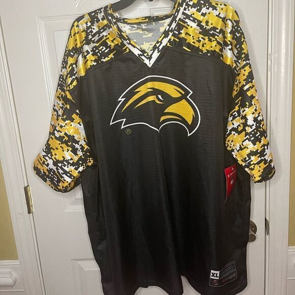 NWT Southern Miss Golden Eagles GameDay Greats Football Jersey - Black S… - Picture 1 of 12